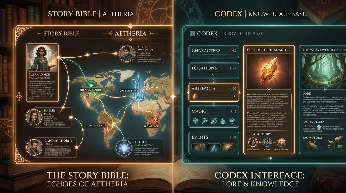 ProseWeave vs Novelcrafter in 2026: Story Bible vs Codex (Honest Comparison)