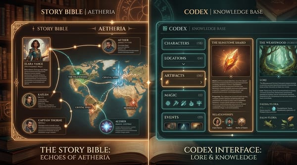 ProseWeave vs Novelcrafter in 2026: Story Bible vs Codex (Honest Comparison)